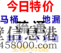 【專業(yè)疏通】低價馬桶疏通、下水道疏通、蹲便、衛(wèi)生間有異味、換